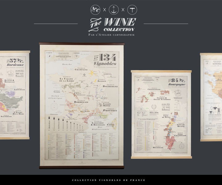 Editions Cartographik - Wine map collection